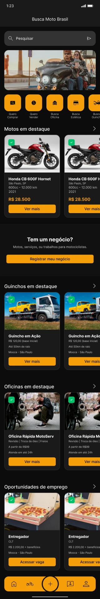 Home — comprar, vender, oficina, estética e guincho em uma busca só