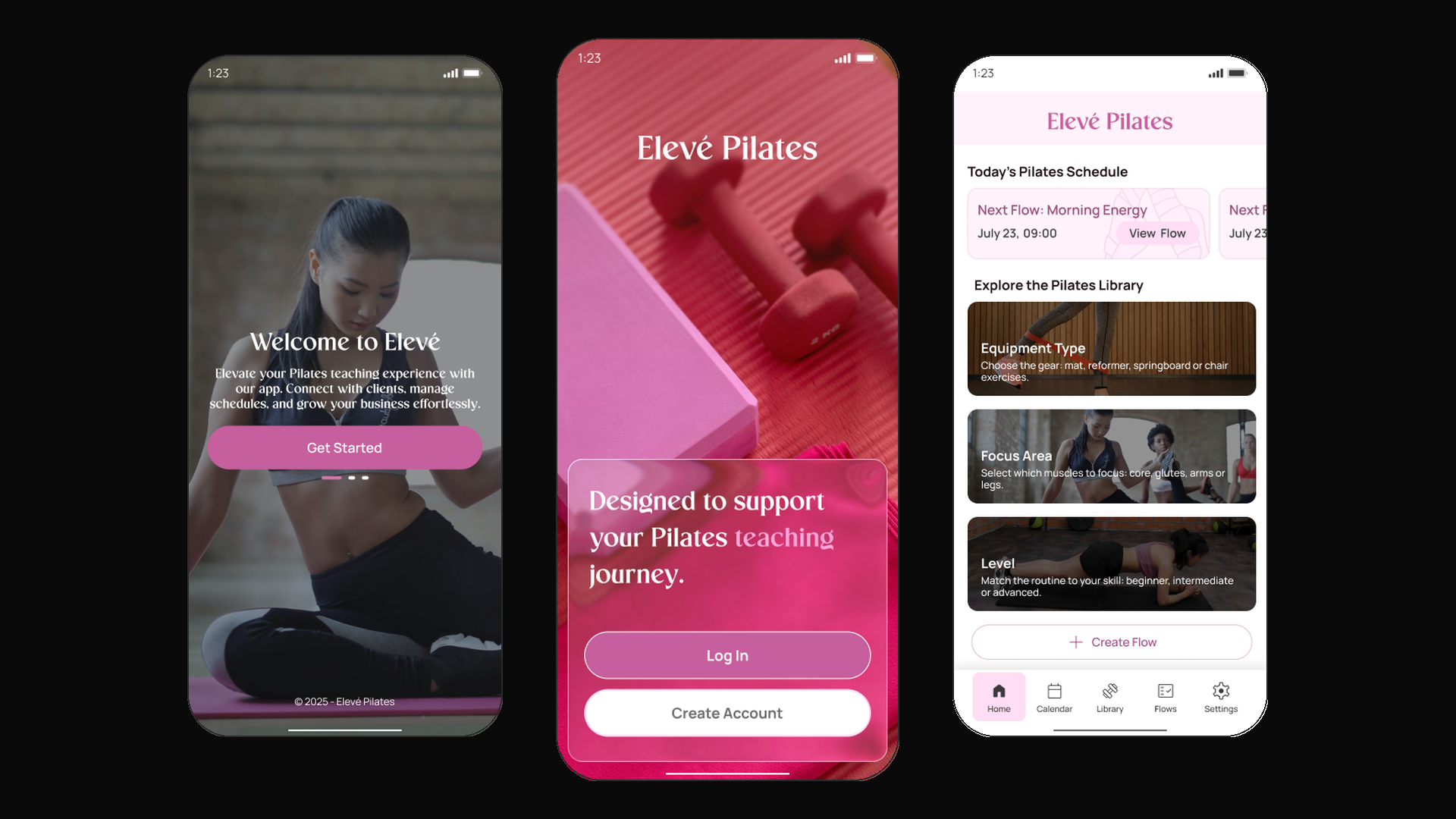 Capa do projeto Elevé Pilates