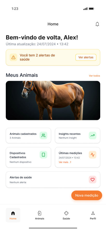 Home — alerta de saúde em destaque