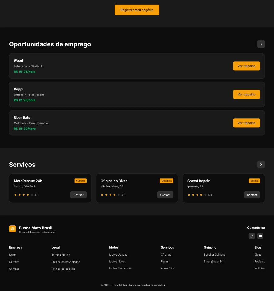 Home — oportunidades de emprego e empresas conveniadas