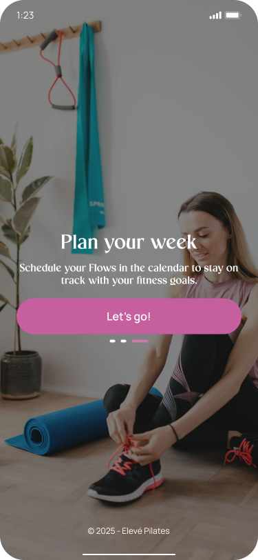 Onboarding — Plan your week