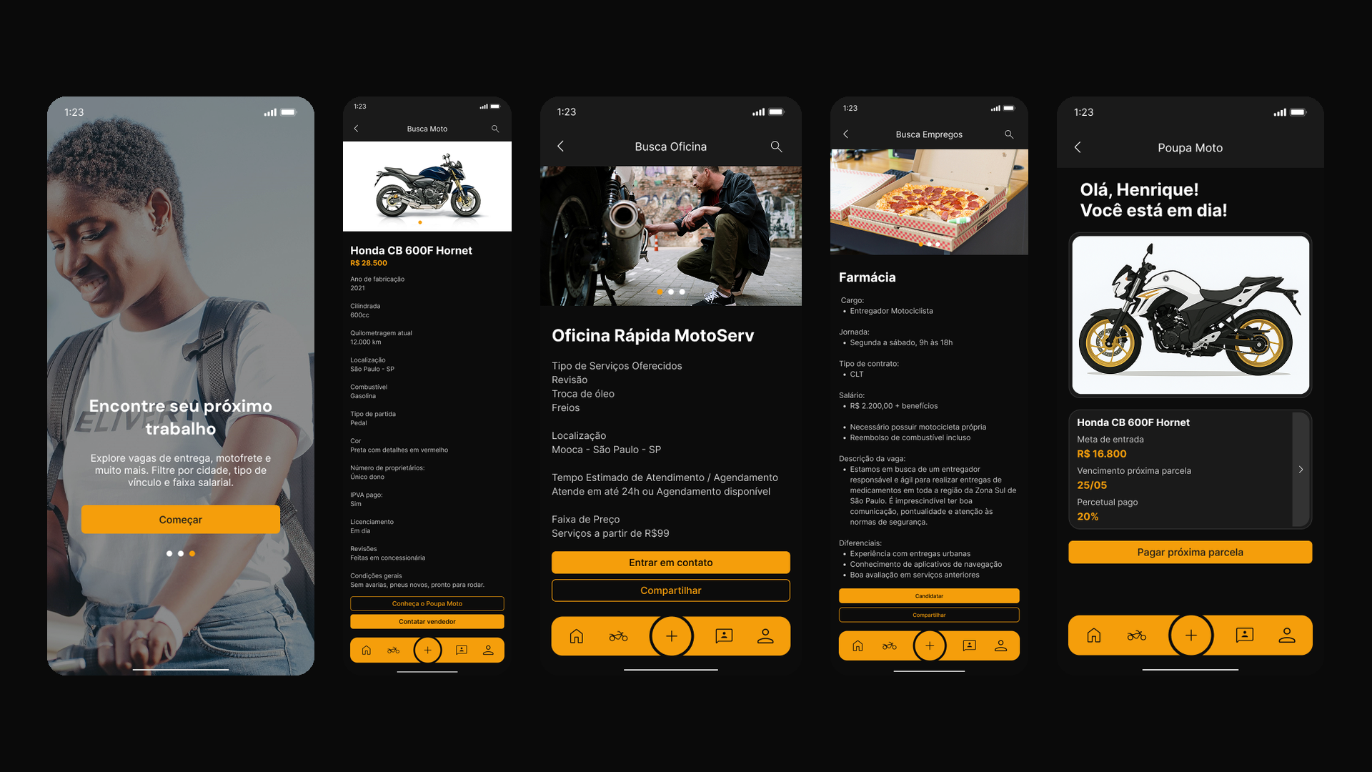 Capa do projeto Busca Moto Brasil App